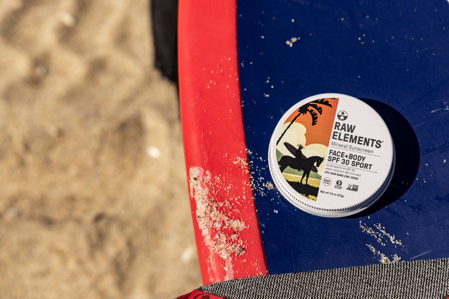 Raw Elements Mike Field Face & Body SPF 30 Tin 1.8 oz Raw Elements