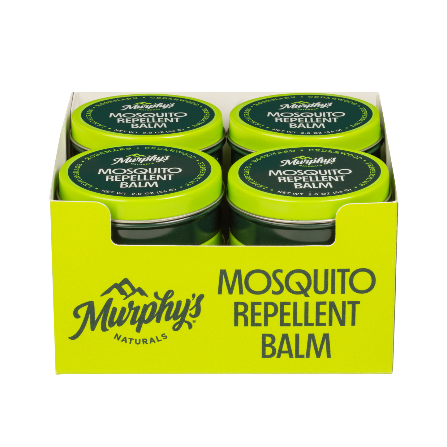 Murphy's Naturals - Mosquito Repellent Balm Tins (2oz) - Display of 12 Murphy's Naturals