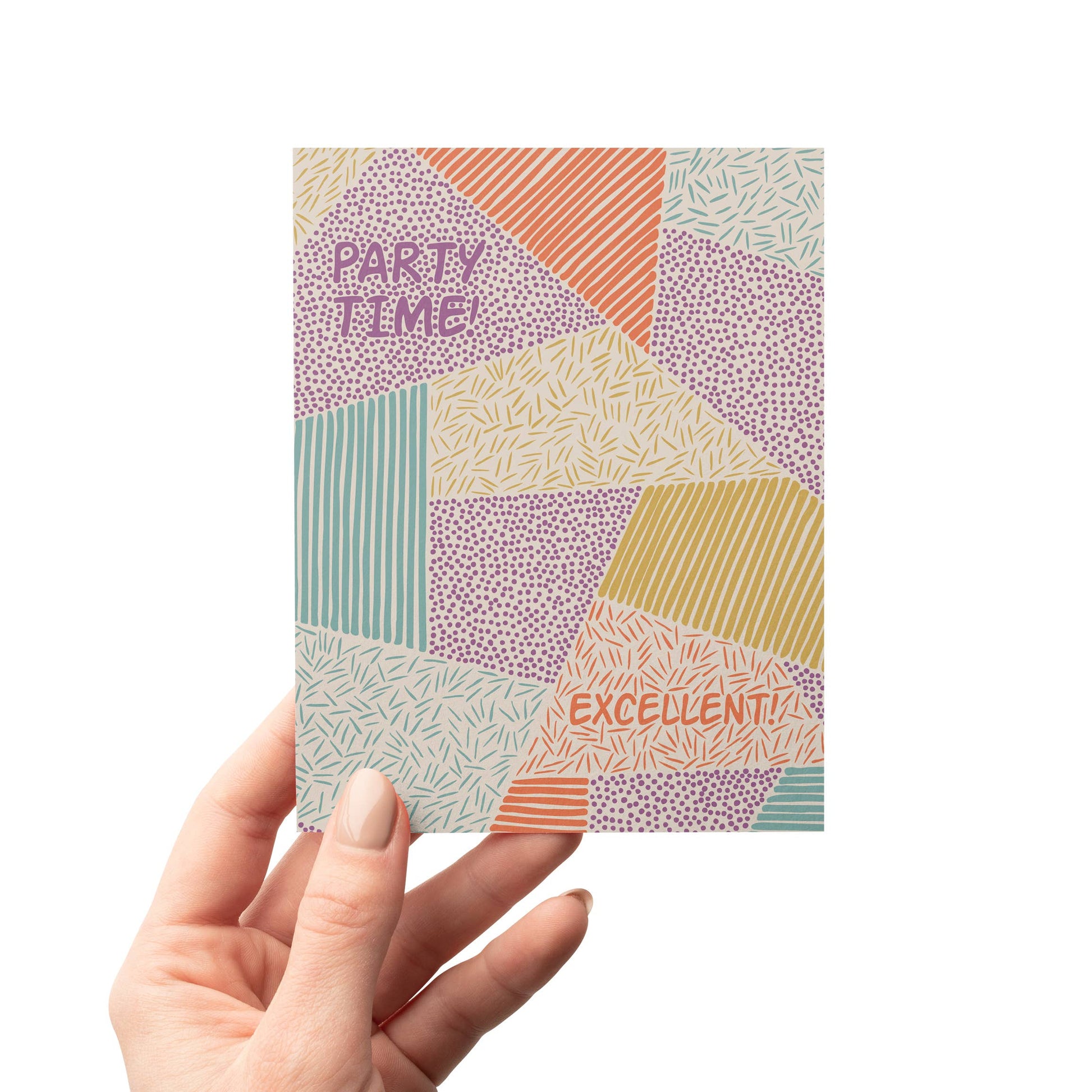 Party Time, Excellent Birthday Greeting Card & Invitation MASU