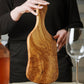 Irregular Shaped Cutting Board with Handle Handcrafted Olivewood