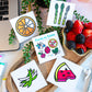 Farm To Table Mini Coloring Book - Fruits & Veggies Themed