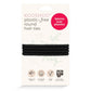 Plastic-free Organic Hair Ties - Medium to Thick Hair, Black