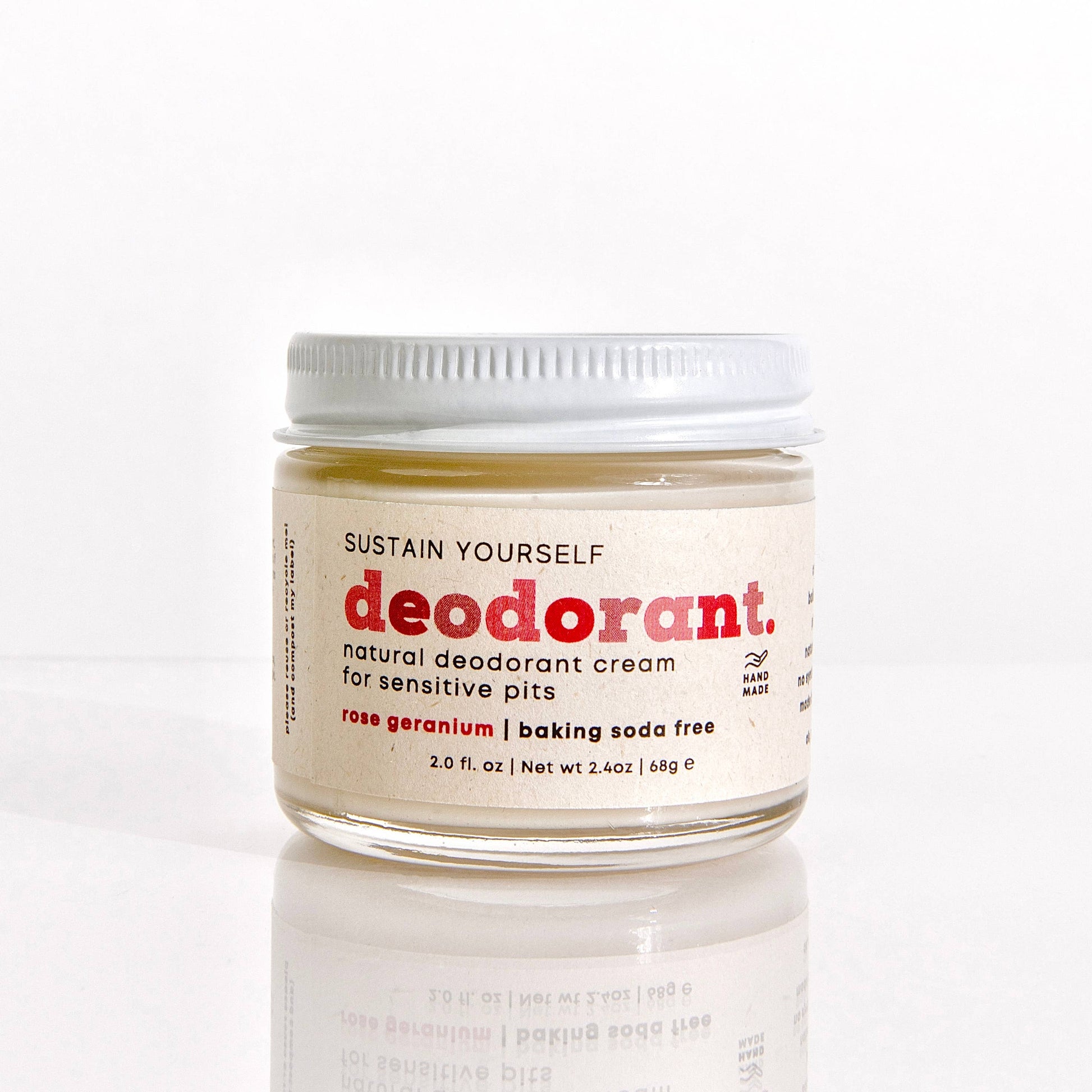 Rose Geranium Deodorant Cream Sustain Yourself