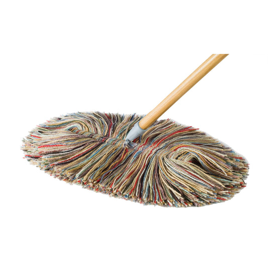 Big Wooly Wool Dust Mop with 48" Wooden Handle