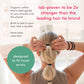 Plastic-free Organic Hair Ties - Medium to Thick Hair, Black