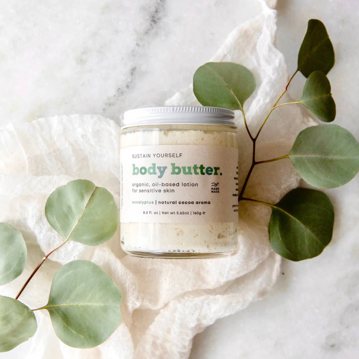 Organic Eucalyptus Body Butter Sustain Yourself