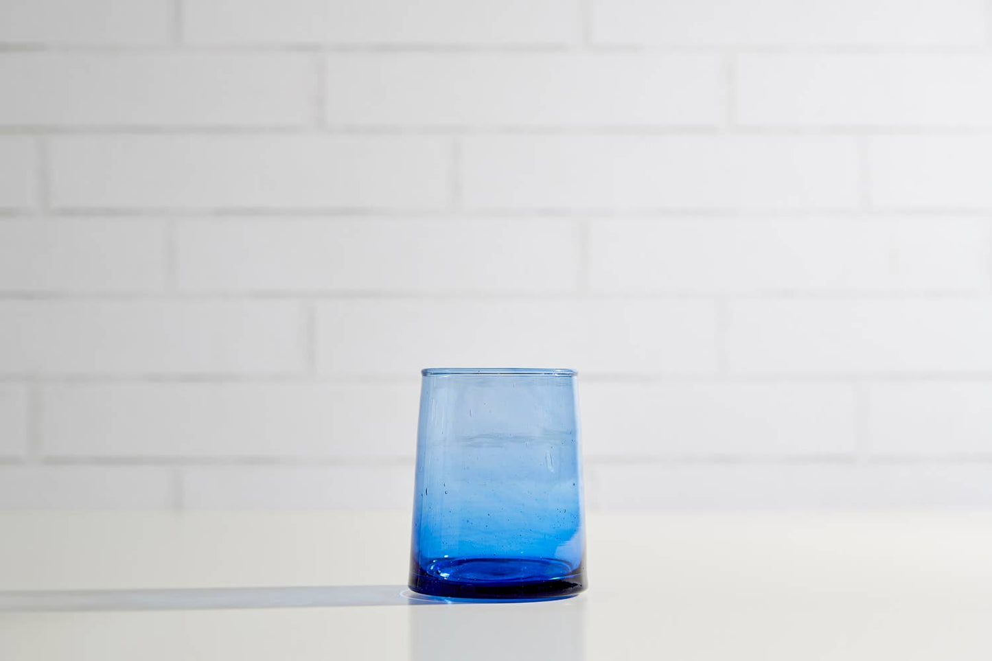 Verve Culture - Moroccan Cone Glassware Small - Blue Verve Culture