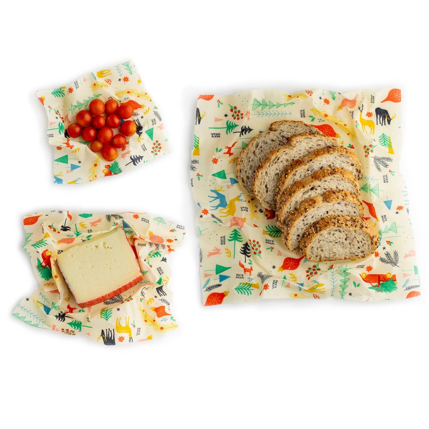 Winter Wonderland Assorted 3 Pack, Reusable Food Wraps Bee's Wrap