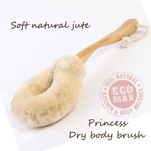 Princess Dry Body Brush - Soft Jute