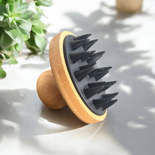 Bamboo and Silicone Scalp and Body Massager | Bestseller Bamboo Switch