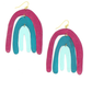 Painted Rainbow Statement Earrings Fair Anita