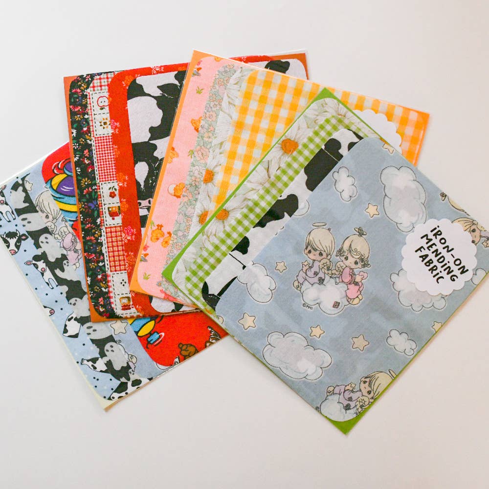 Make & Mend - Iron-On Mending Patch Pack: Small Make & Mend