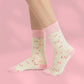 Socks that Support Self-Checks (Pink Tatas) Conscious Step