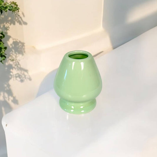 Porcelain Matcha Whisk Holder Bamboo Switch