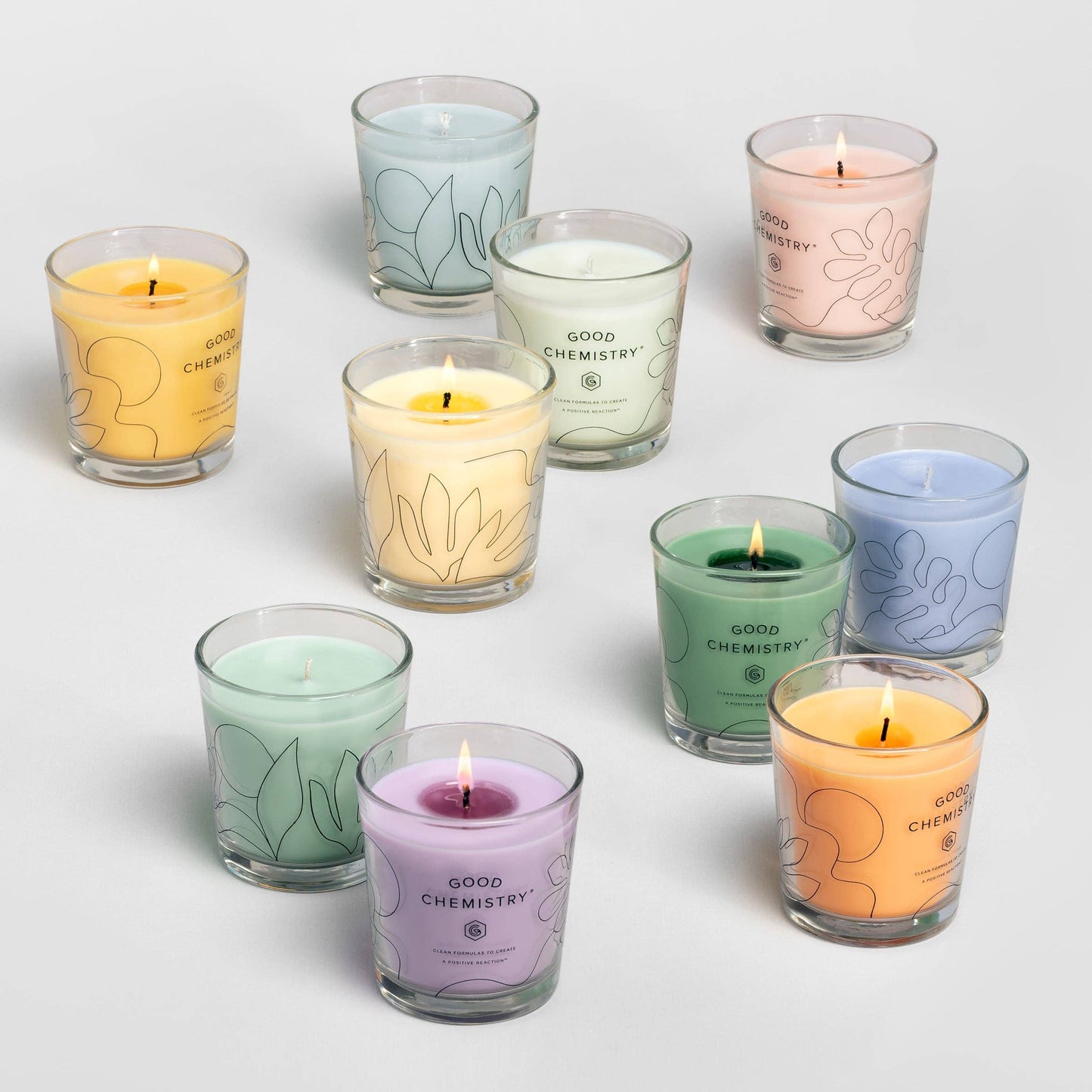 Sea Salt + Soothe Reusable Glass Candle Good Chemistry