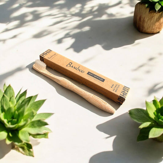 100% Compostable Kids Toothbrush | Faire Market Bestseller Bamboo Switch