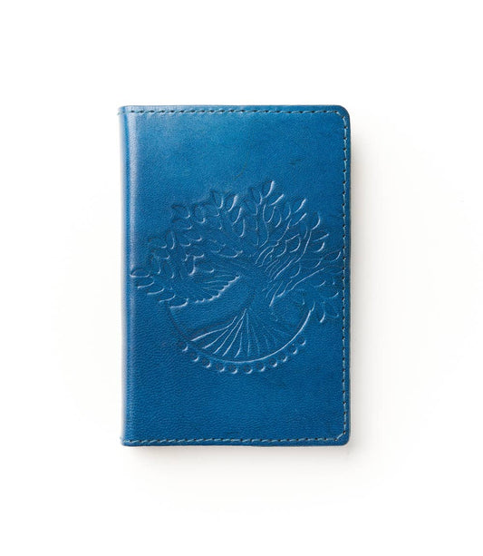 Chabila Tree 4x6 Leather Journal-Refillable Recycled Paper Matr Boomie Fair Trade