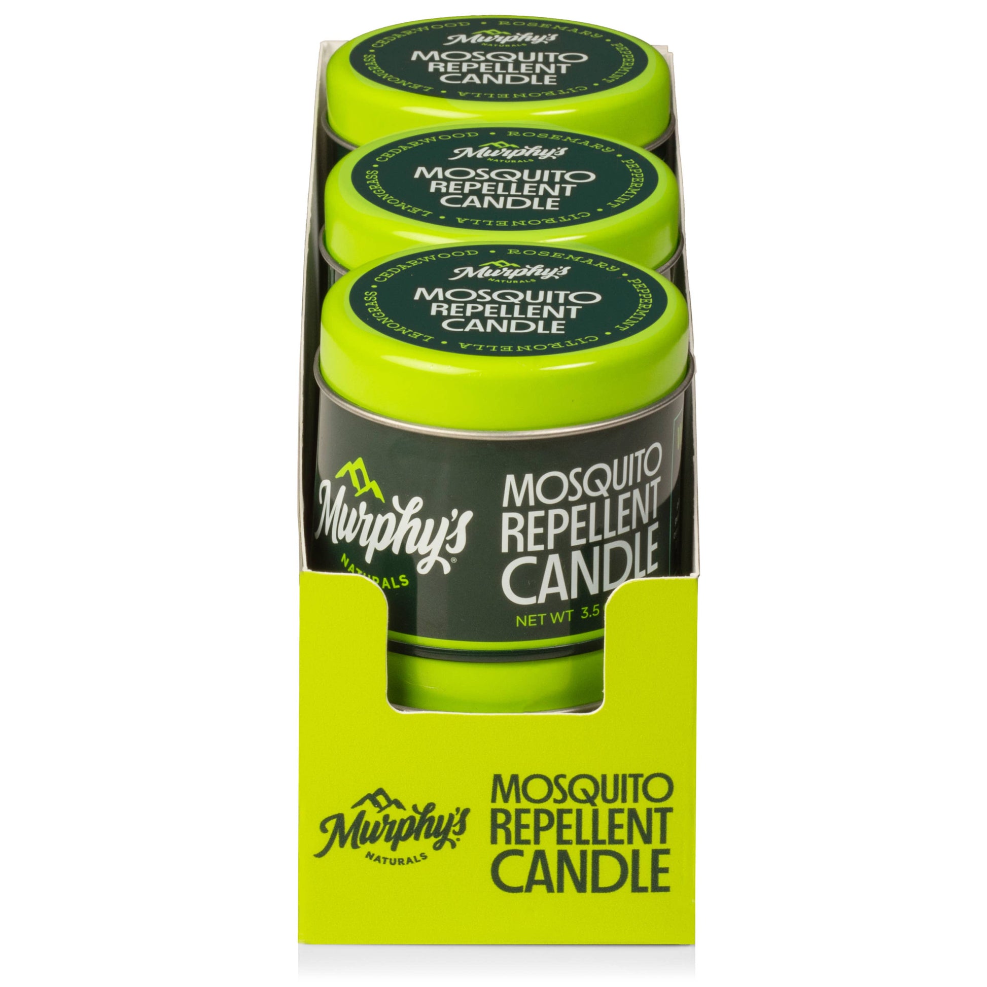 Murphy's Naturals - Mosquito Repellent Candle (9oz) - Display of 6 Murphy's Naturals