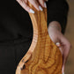 Irregular Shaped Cutting Board with Handle Handcrafted Olivewood