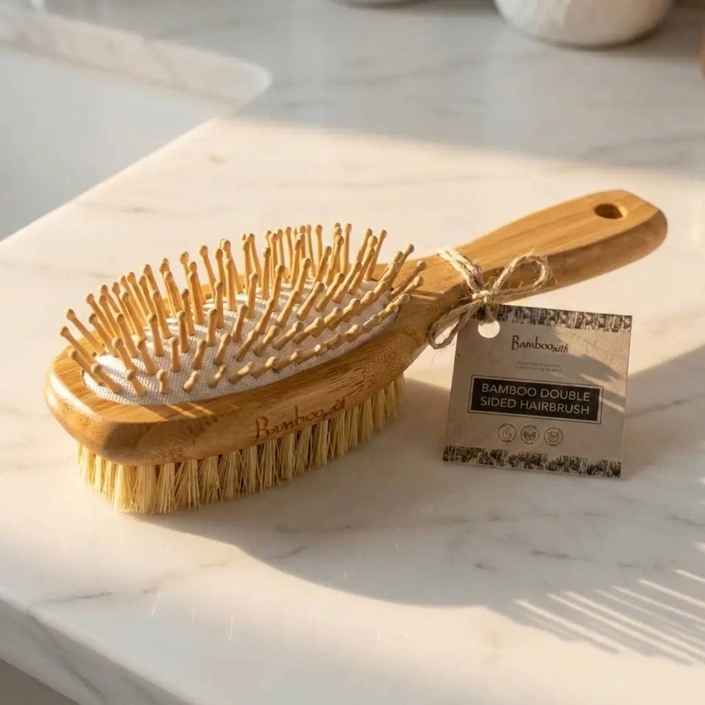 Bamboo Two Sided Hairbrush