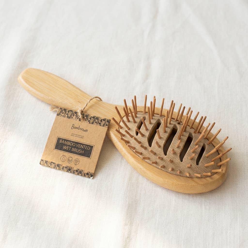 Bamboo Vented Wet Hair Brush | NEW