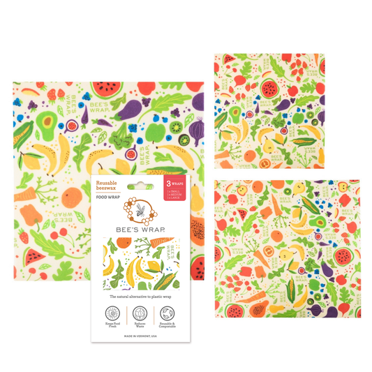 Bee's Wrap - New! Garden Party - Assorted 3 Pack Bee's Wrap