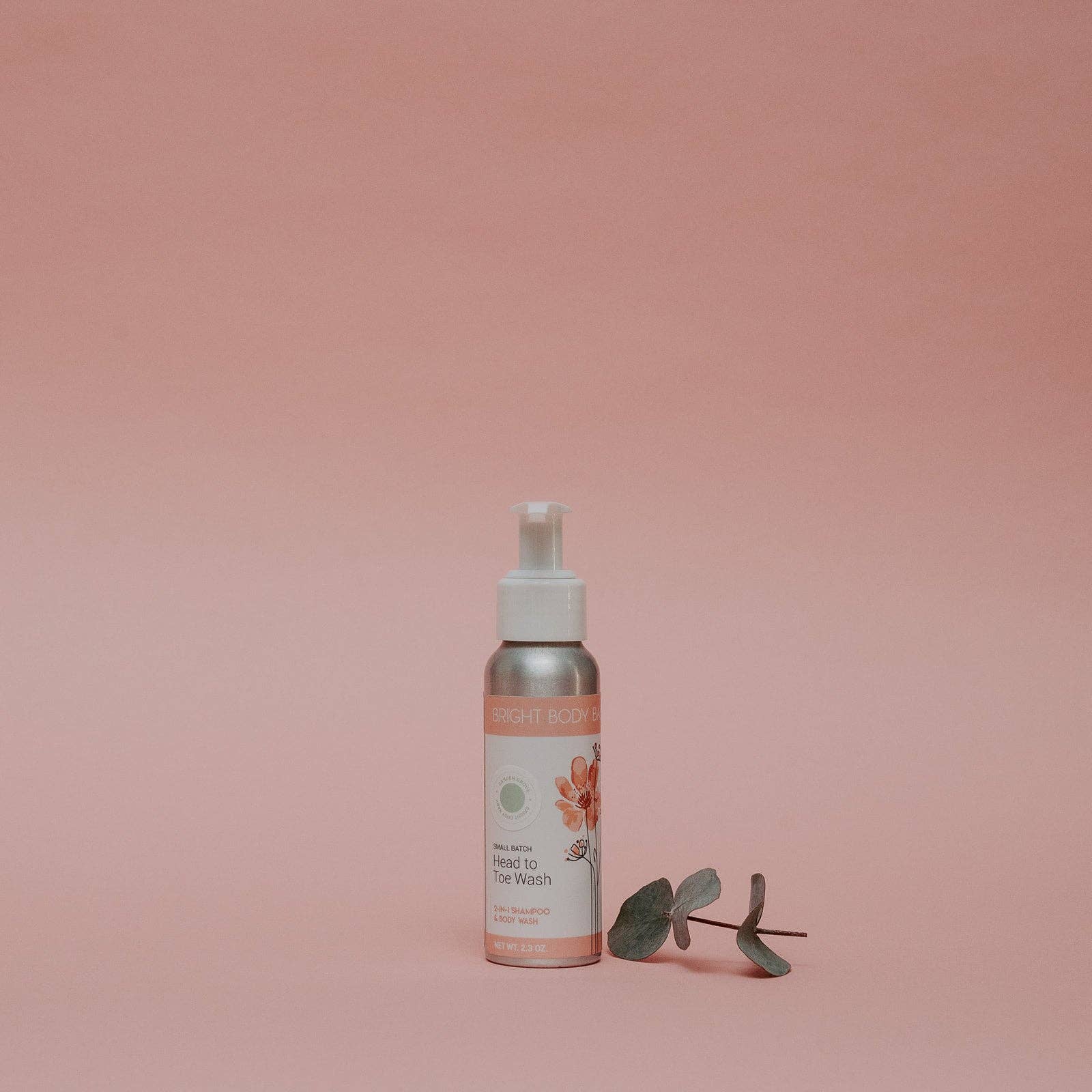 Head To Toe Wash | Nontoxic Baby/Toddler Shampoo + Body Wash Bright Body