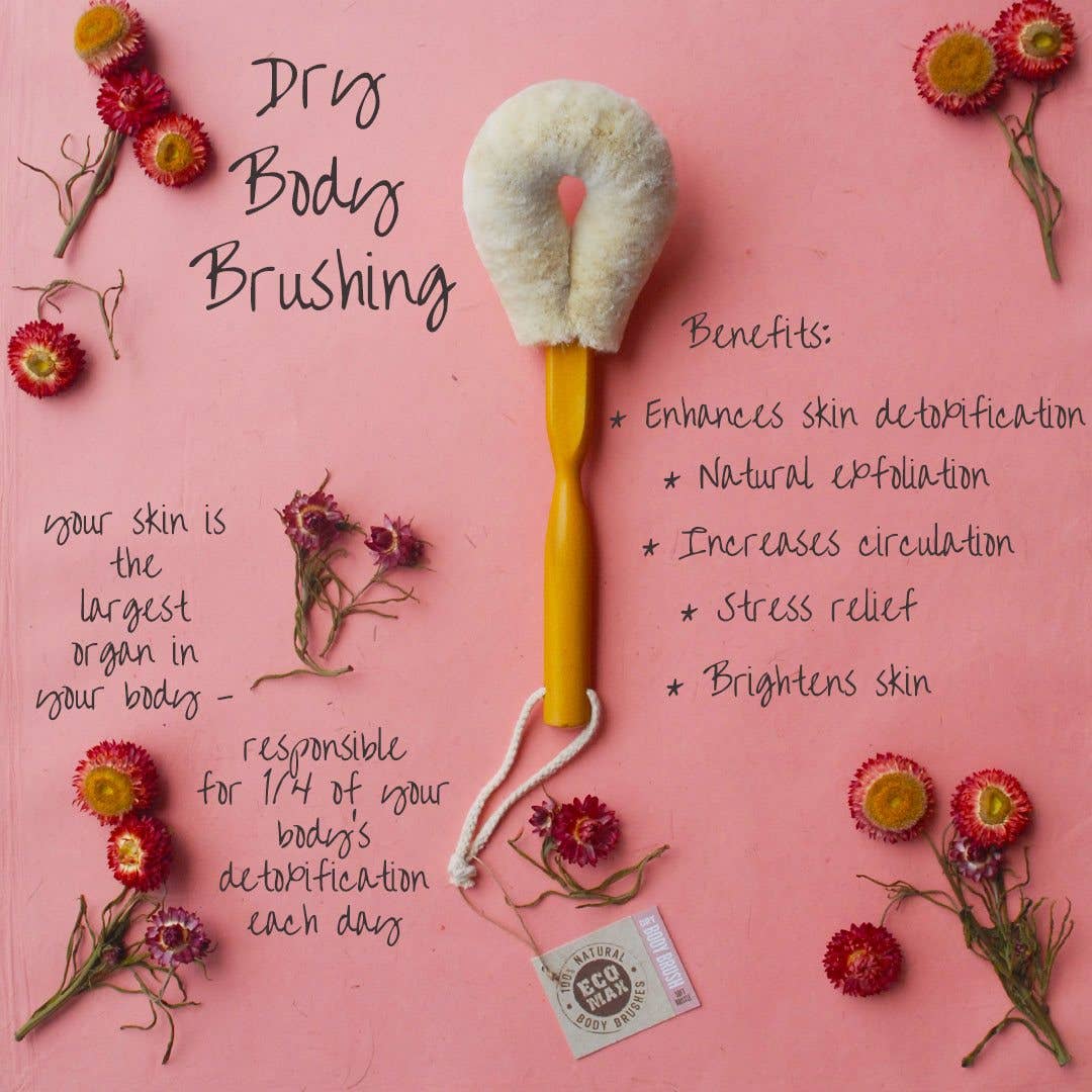 Princess Dry Body Brush - Soft Jute