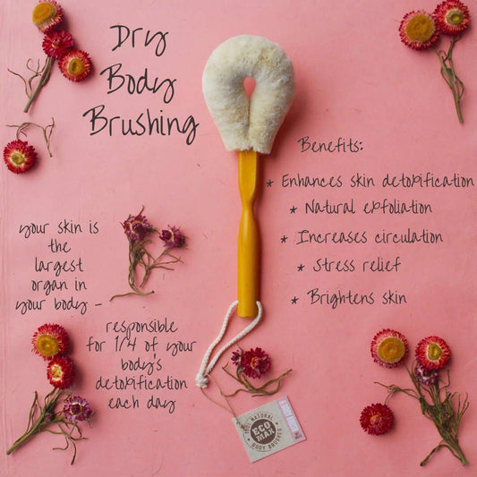 Princess Dry Body Brush - Soft Jute