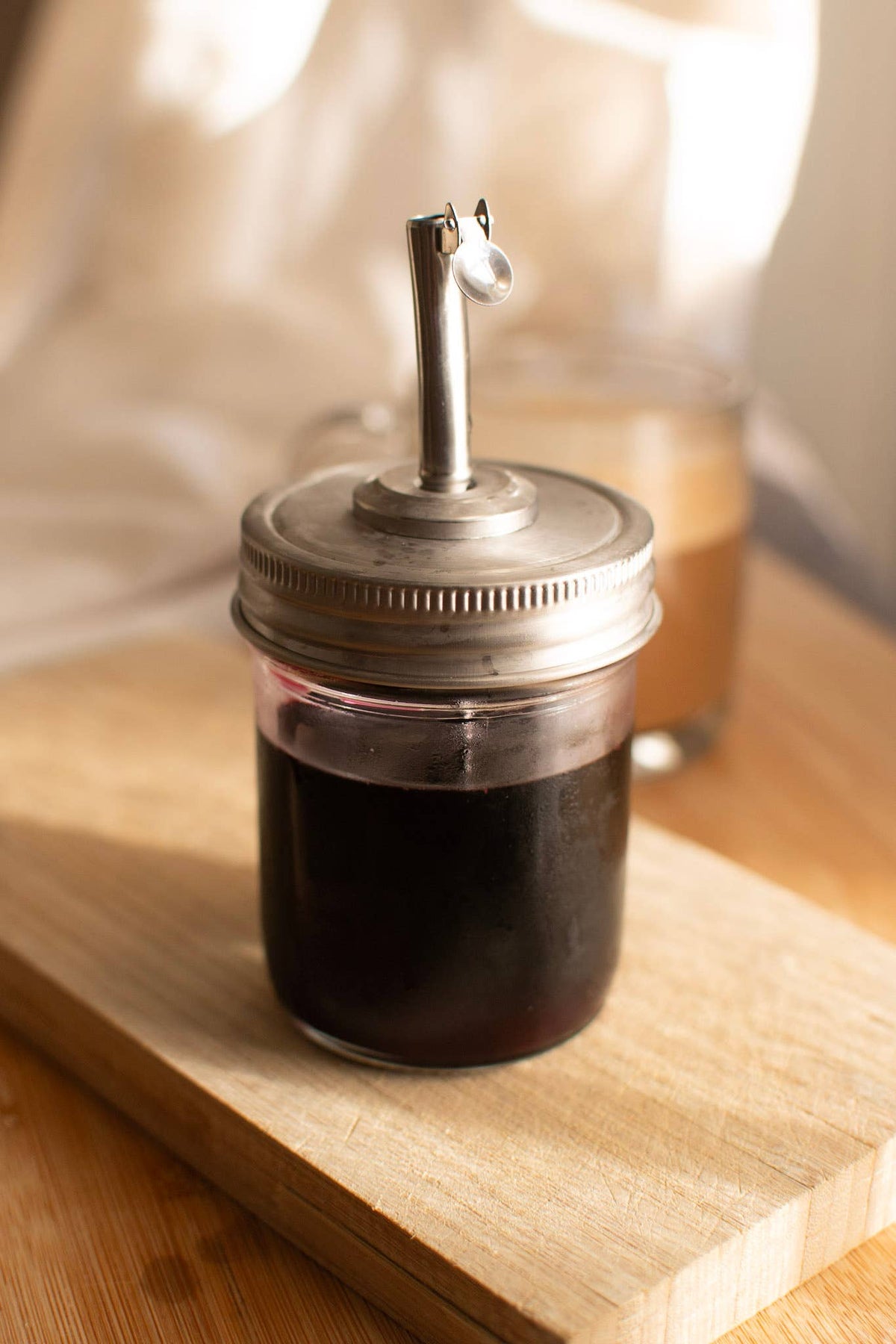 Mason Jar - Self closing pour spout Zefiro