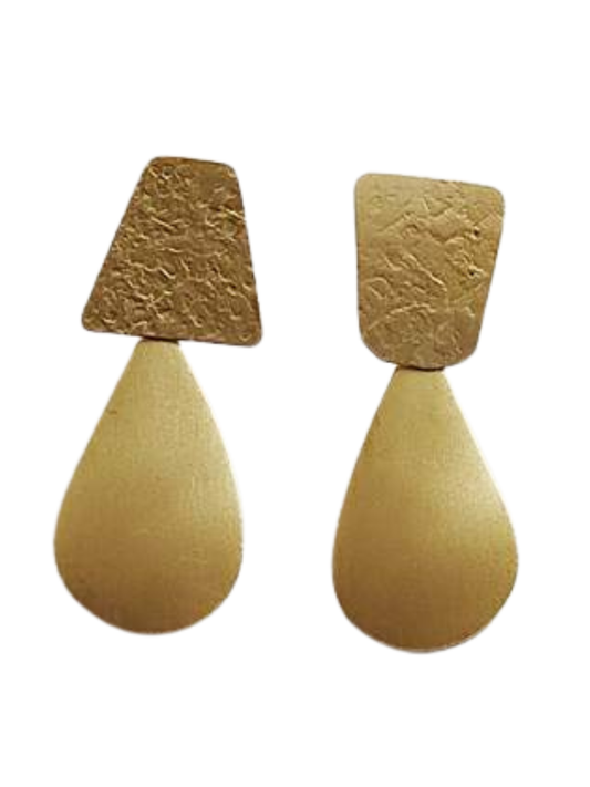 Lamp Stud Brass Earrings