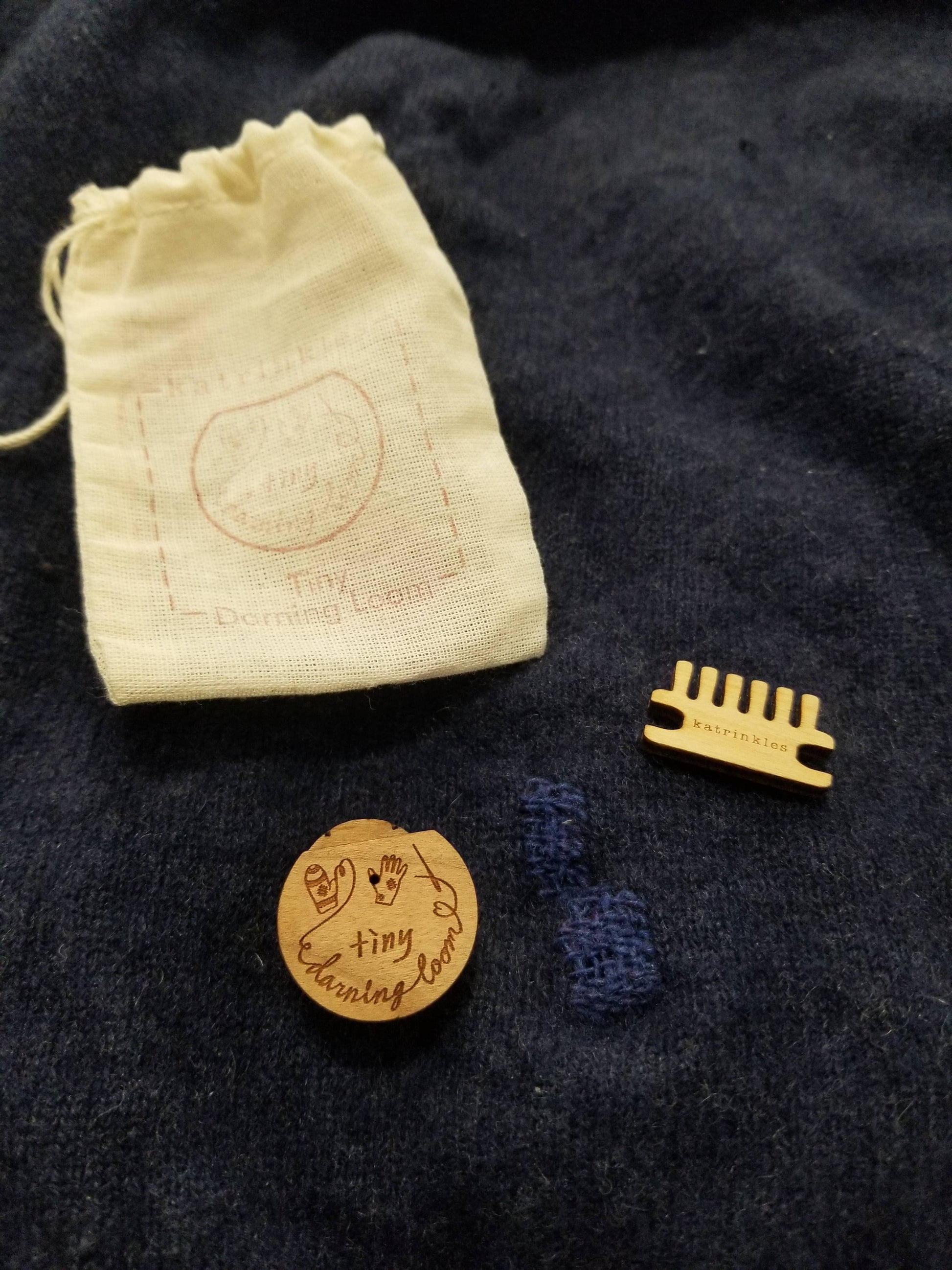 Katrinkles - Tiny Darning Loom: Tiny Darning Loom Kit - $18 Katrinkles