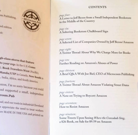How to Resist Amazon and Why (Zine) Microcosm Publishing & Distribution