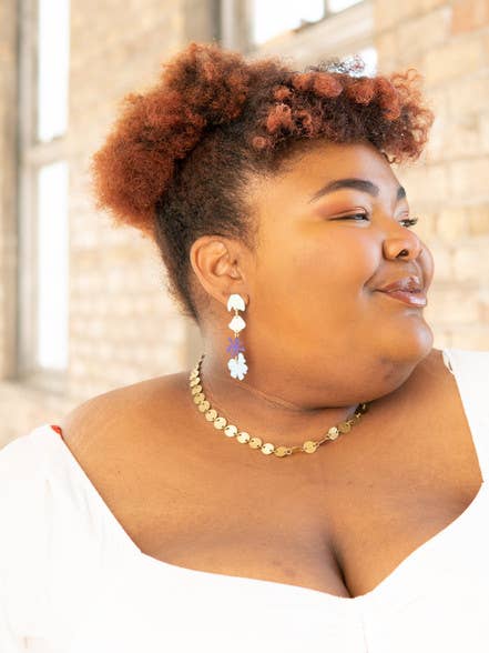 Wildflower Field Statement Earrings Fair Anita