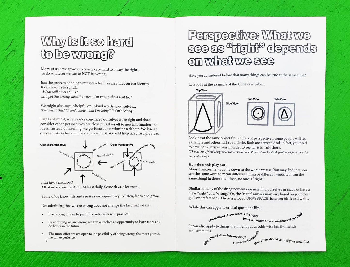 How to Be Wrong (Zine) Microcosm Publishing & Distribution