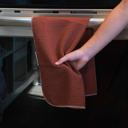 Kitchen Towel - Organic Muslin Cheeks Ahoy
