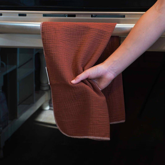 Kitchen Towel - Organic Muslin Cheeks Ahoy