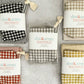 Stripe and Check Bread Makers Set, bread bag & bowl cover Dot and Army