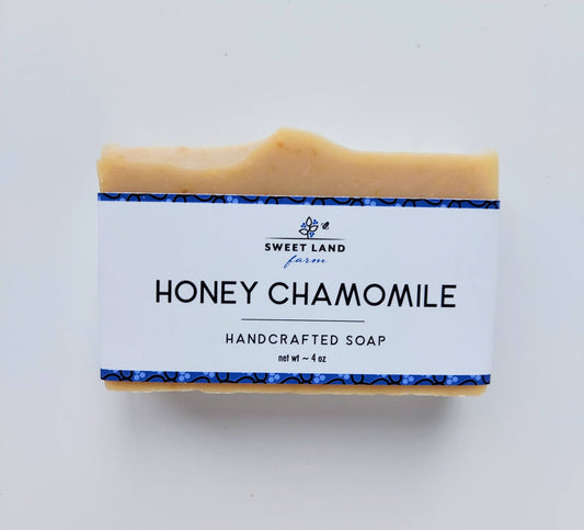 Handmade Goat Milk Soap - Honey Chamomile