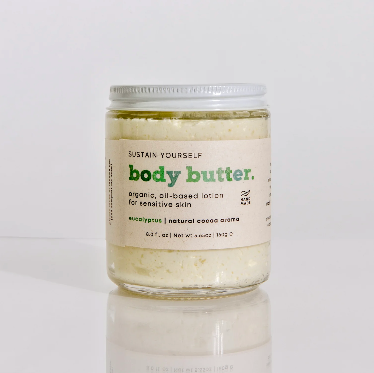 Organic Eucalyptus Body Butter Sustain Yourself