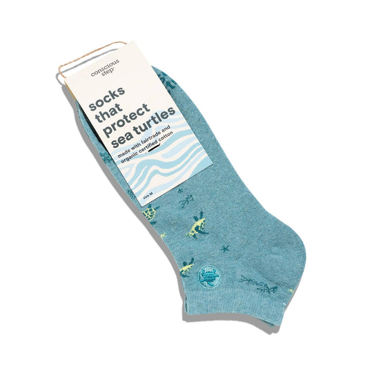 Ankle Socks that Protect Sea Turtles | Ocean Gifts