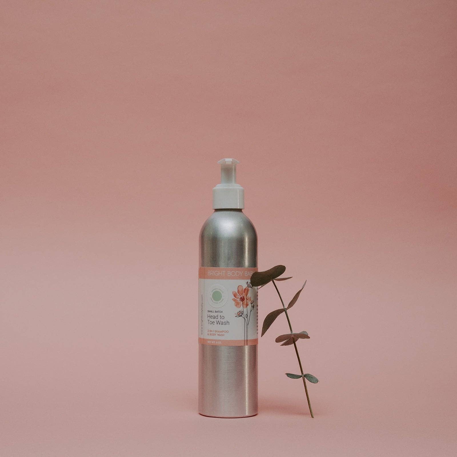 Head To Toe Wash | Nontoxic Baby/Toddler Shampoo + Body Wash Bright Body
