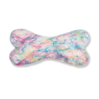 Eco Wool Dog Bones/Toys - Polka Dot • Tie-Dyed (Fair Trade) Ethical Global