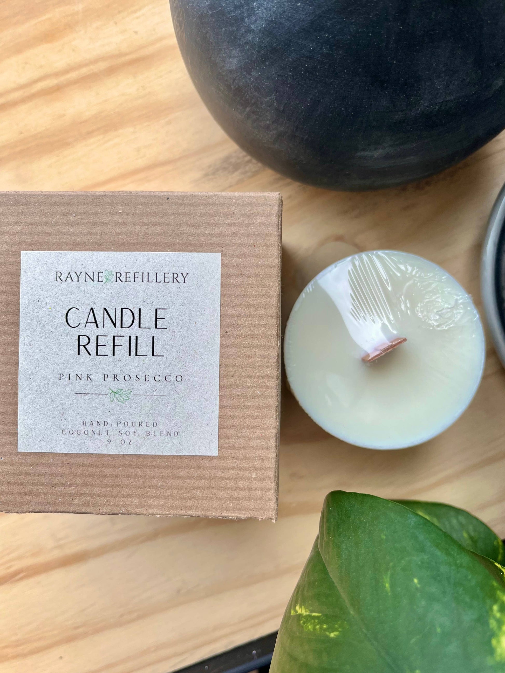 Rayne Refillery - Coconut Soy Wax Candle - REFILL: Bourbon Apple Smash Rayne Refillery