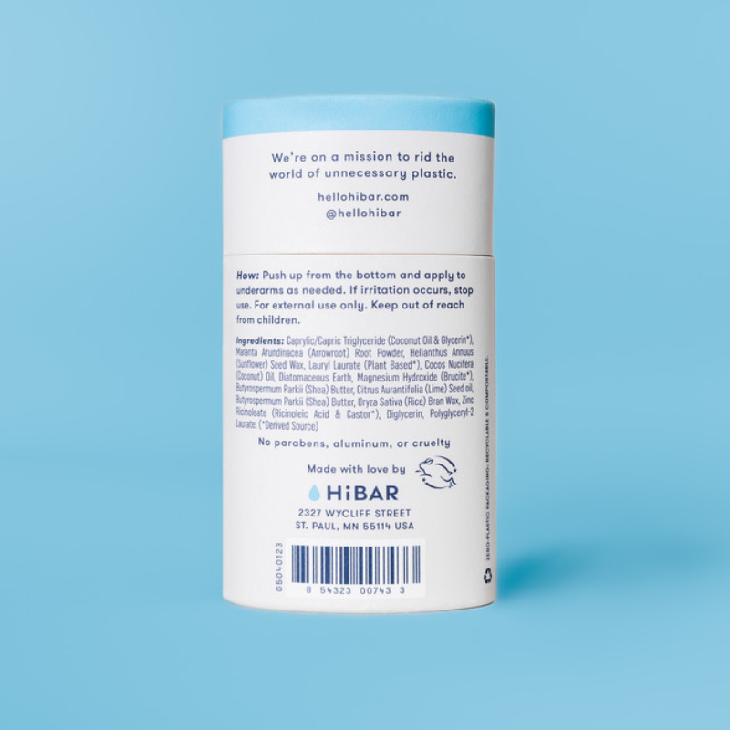 HiBAR - HiBAR Fragrance-Free Sensitive Deodorant HiBAR