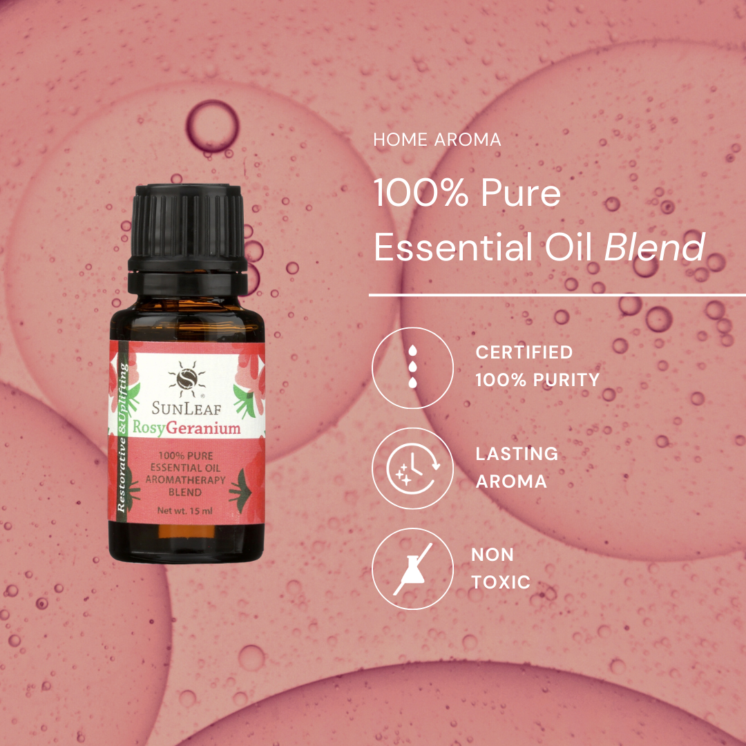 15 ml Rosy Geranium Aroma Blend