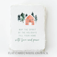 With Love + Peace | Farm Christmas Greeting Card Paper Baristas