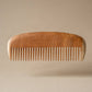 Premium Neem Wood Comb - Handmade