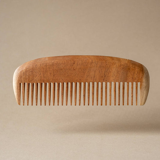 Premium Neem Wood Comb - Handmade