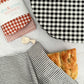 Stripe and Check Bread Makers Set, bread bag & bowl cover Dot and Army